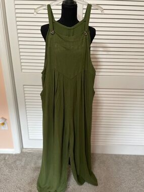Chouyatou  Wide leg relaxed Jumpsuit Size M